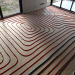 installation chauffage au sol maison individuelle neuve Annonay